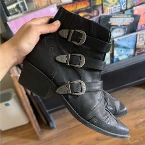 Indigo cowgirl boots